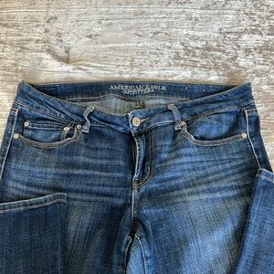 American Eagle jeans size 14 favorite boyfriend stretch